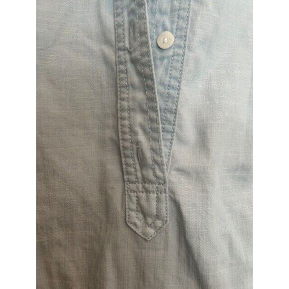 PATAGONIA Women's Chesser Island Chambray Dress Blue Size 2 - Picture 3 of 10